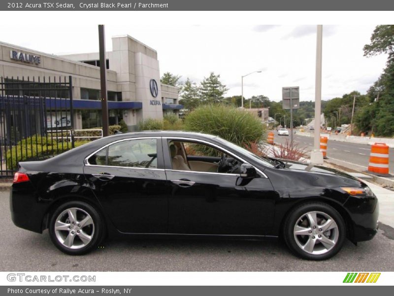 Crystal Black Pearl / Parchment 2012 Acura TSX Sedan