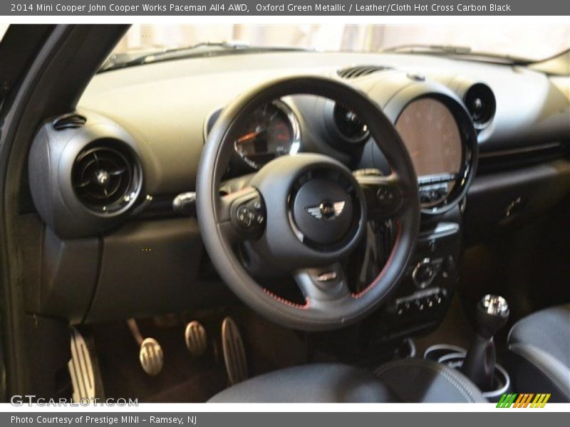 Oxford Green Metallic / Leather/Cloth Hot Cross Carbon Black 2014 Mini Cooper John Cooper Works Paceman All4 AWD