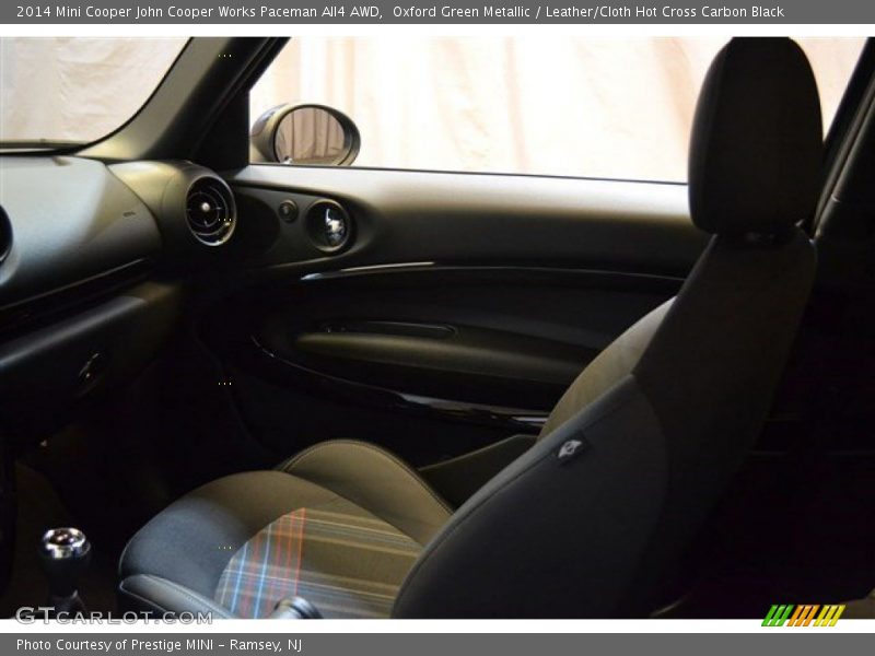 Oxford Green Metallic / Leather/Cloth Hot Cross Carbon Black 2014 Mini Cooper John Cooper Works Paceman All4 AWD