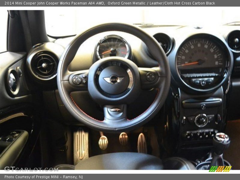Oxford Green Metallic / Leather/Cloth Hot Cross Carbon Black 2014 Mini Cooper John Cooper Works Paceman All4 AWD