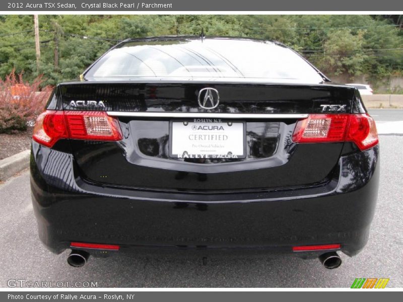 Crystal Black Pearl / Parchment 2012 Acura TSX Sedan