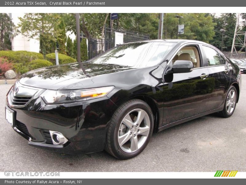 Crystal Black Pearl / Parchment 2012 Acura TSX Sedan