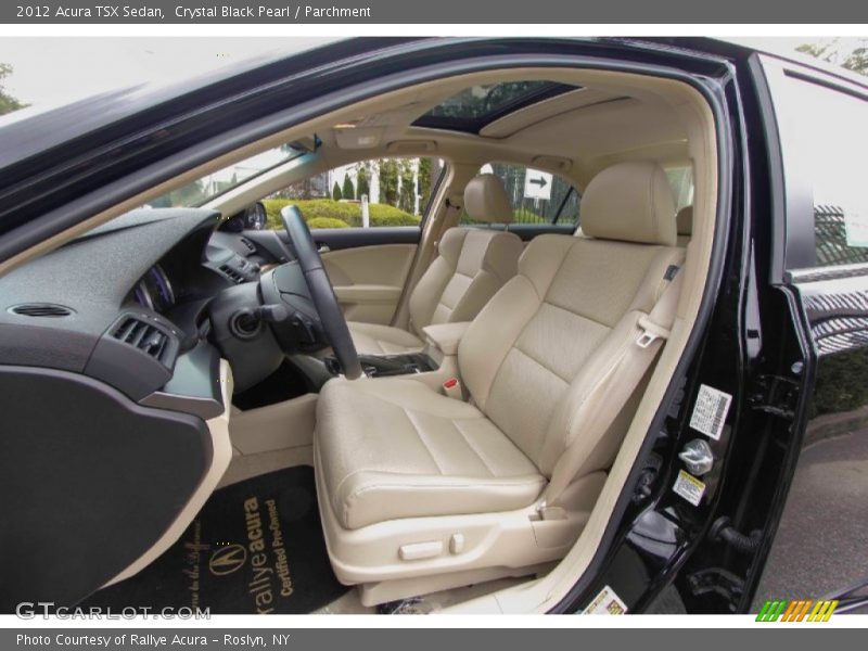 Crystal Black Pearl / Parchment 2012 Acura TSX Sedan