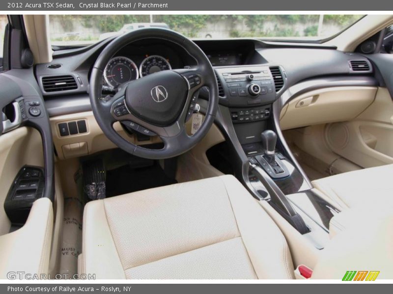 Crystal Black Pearl / Parchment 2012 Acura TSX Sedan