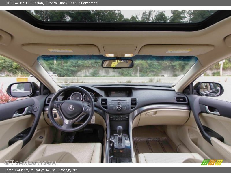 Crystal Black Pearl / Parchment 2012 Acura TSX Sedan