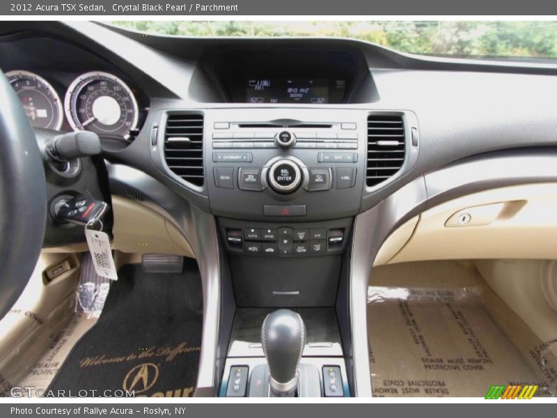 Crystal Black Pearl / Parchment 2012 Acura TSX Sedan