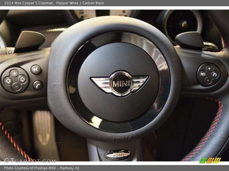 Pepper White / Carbon Black 2014 Mini Cooper S Clubman