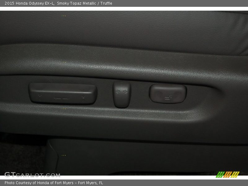 Smoky Topaz Metallic / Truffle 2015 Honda Odyssey EX-L