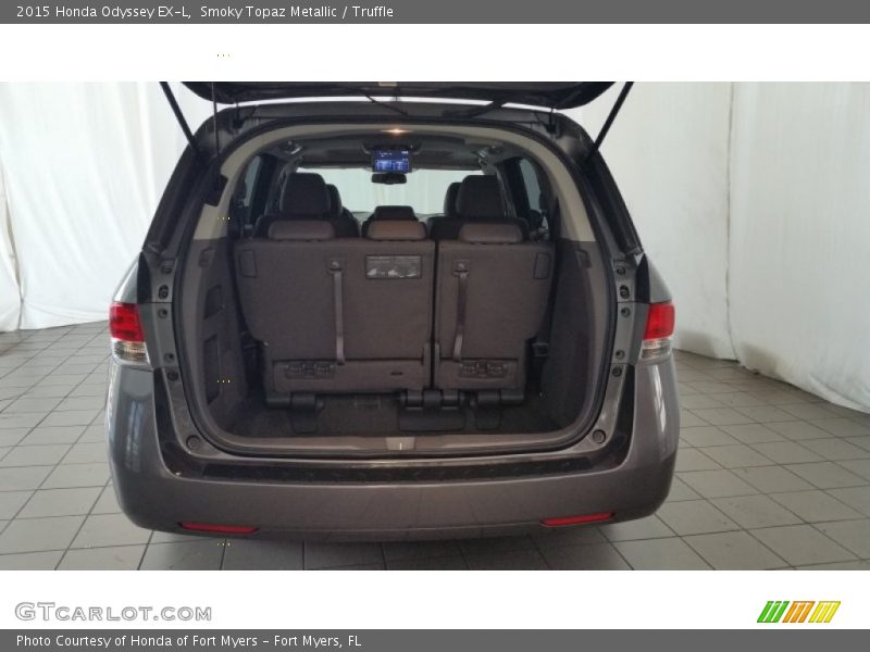 Smoky Topaz Metallic / Truffle 2015 Honda Odyssey EX-L