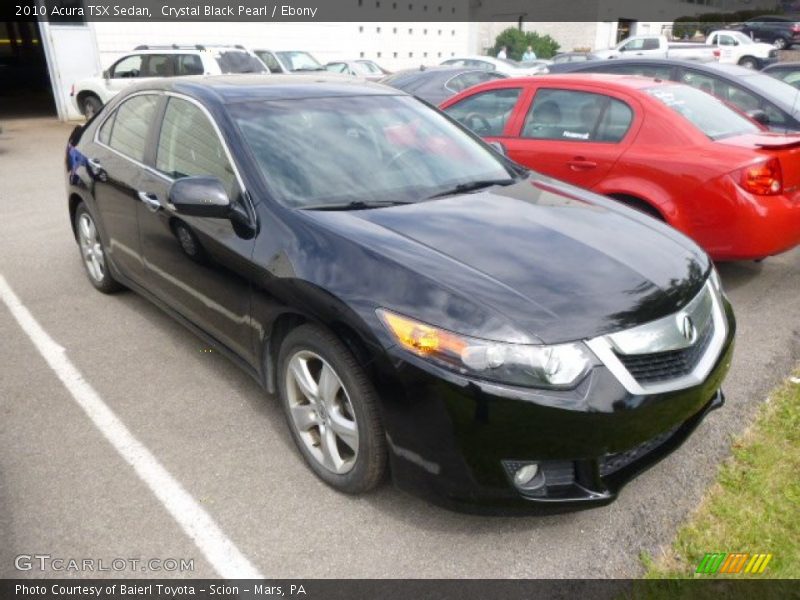 Crystal Black Pearl / Ebony 2010 Acura TSX Sedan