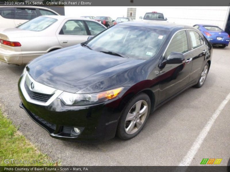 Crystal Black Pearl / Ebony 2010 Acura TSX Sedan