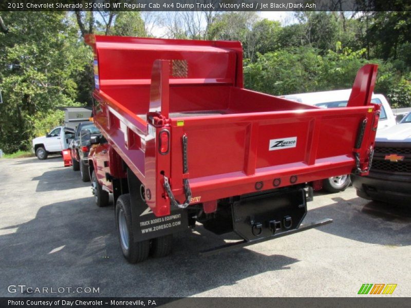 Victory Red / Jet Black/Dark Ash 2015 Chevrolet Silverado 3500HD WT Regular Cab 4x4 Dump Truck
