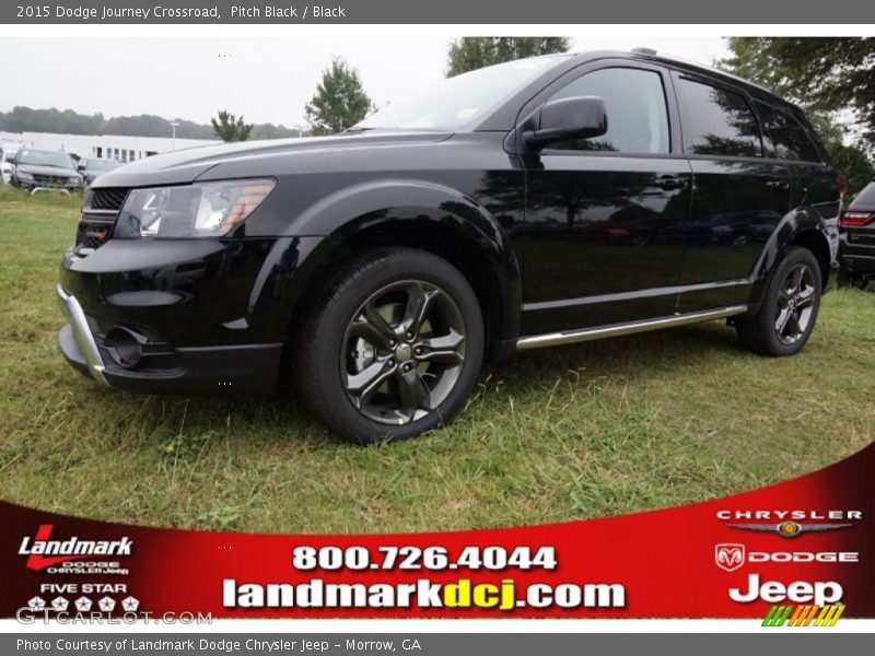 Pitch Black / Black 2015 Dodge Journey Crossroad