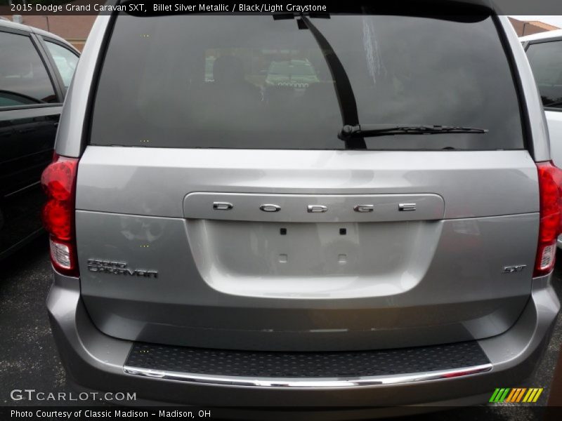 Billet Silver Metallic / Black/Light Graystone 2015 Dodge Grand Caravan SXT