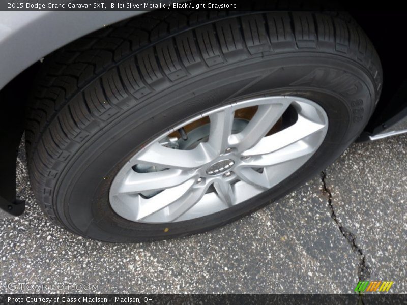 Billet Silver Metallic / Black/Light Graystone 2015 Dodge Grand Caravan SXT