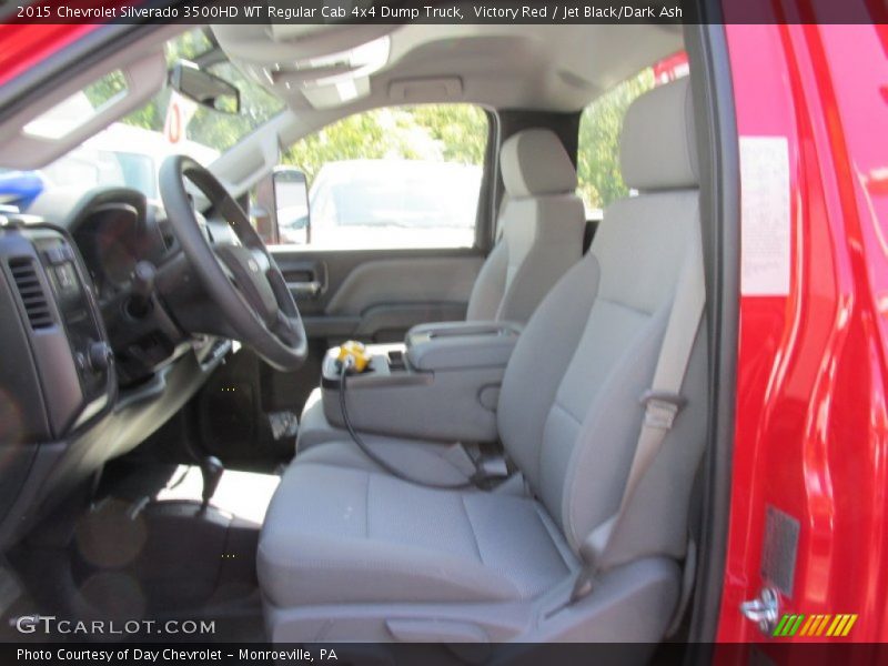 Victory Red / Jet Black/Dark Ash 2015 Chevrolet Silverado 3500HD WT Regular Cab 4x4 Dump Truck