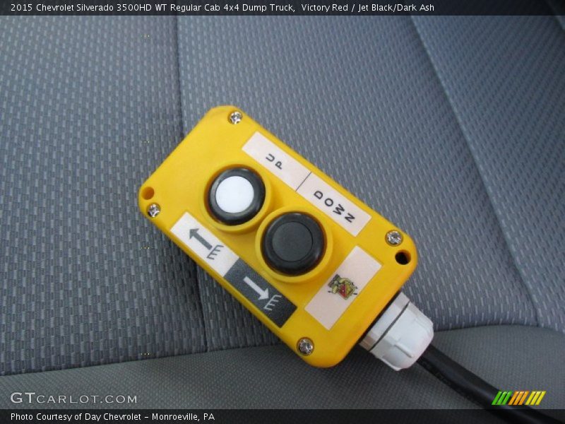 Victory Red / Jet Black/Dark Ash 2015 Chevrolet Silverado 3500HD WT Regular Cab 4x4 Dump Truck