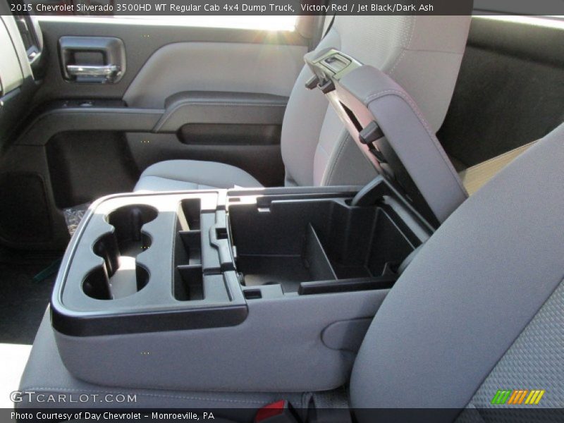 Victory Red / Jet Black/Dark Ash 2015 Chevrolet Silverado 3500HD WT Regular Cab 4x4 Dump Truck