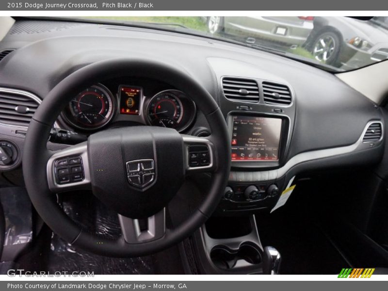 Pitch Black / Black 2015 Dodge Journey Crossroad
