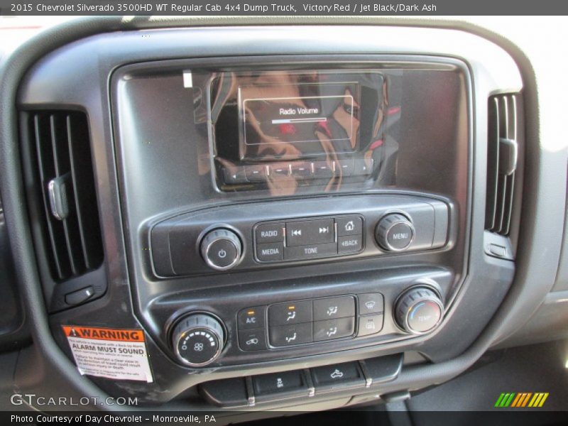 Victory Red / Jet Black/Dark Ash 2015 Chevrolet Silverado 3500HD WT Regular Cab 4x4 Dump Truck