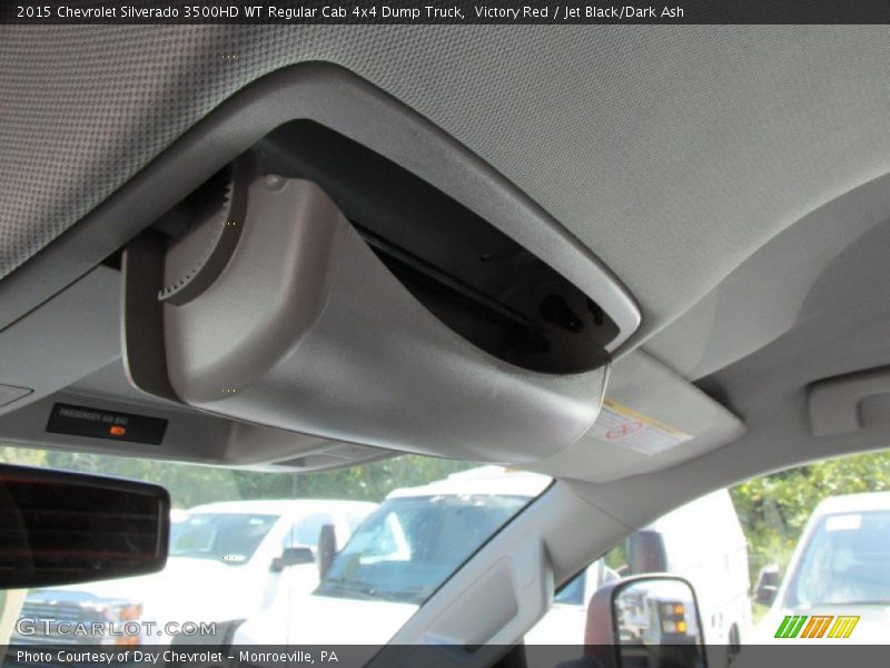 Victory Red / Jet Black/Dark Ash 2015 Chevrolet Silverado 3500HD WT Regular Cab 4x4 Dump Truck