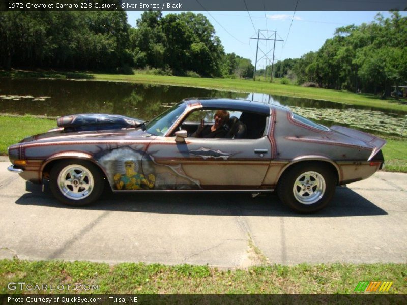 Silver Bronze / Black 1972 Chevrolet Camaro Z28 Custom