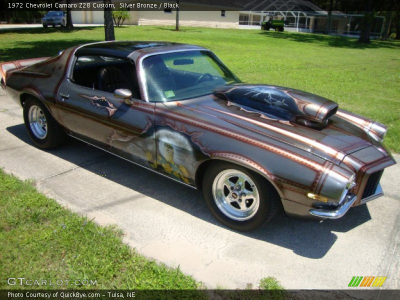 Silver Bronze / Black 1972 Chevrolet Camaro Z28 Custom