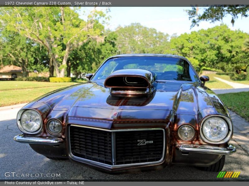 Silver Bronze / Black 1972 Chevrolet Camaro Z28 Custom
