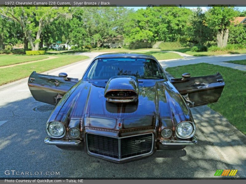 Silver Bronze / Black 1972 Chevrolet Camaro Z28 Custom