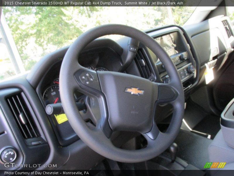  2015 Silverado 3500HD WT Regular Cab 4x4 Dump Truck Steering Wheel