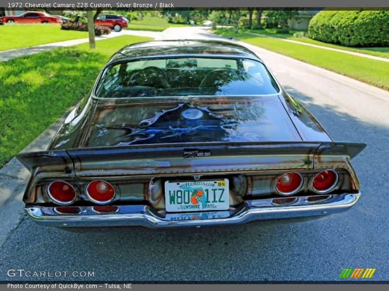 Silver Bronze / Black 1972 Chevrolet Camaro Z28 Custom