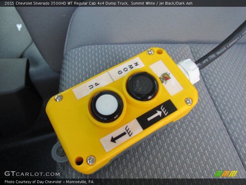 Controls of 2015 Silverado 3500HD WT Regular Cab 4x4 Dump Truck