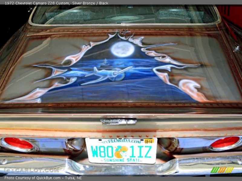 Silver Bronze / Black 1972 Chevrolet Camaro Z28 Custom