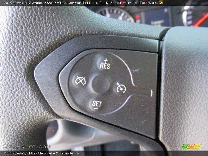 Controls of 2015 Silverado 3500HD WT Regular Cab 4x4 Dump Truck