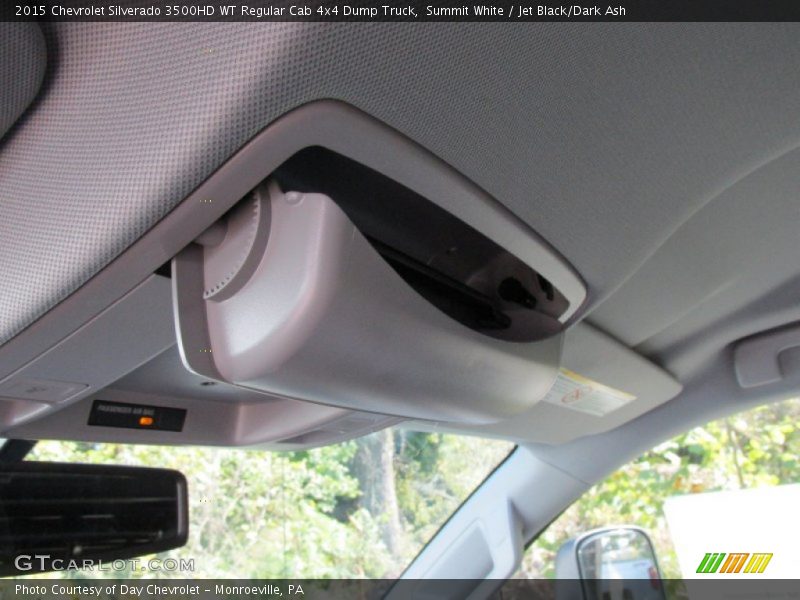 Summit White / Jet Black/Dark Ash 2015 Chevrolet Silverado 3500HD WT Regular Cab 4x4 Dump Truck