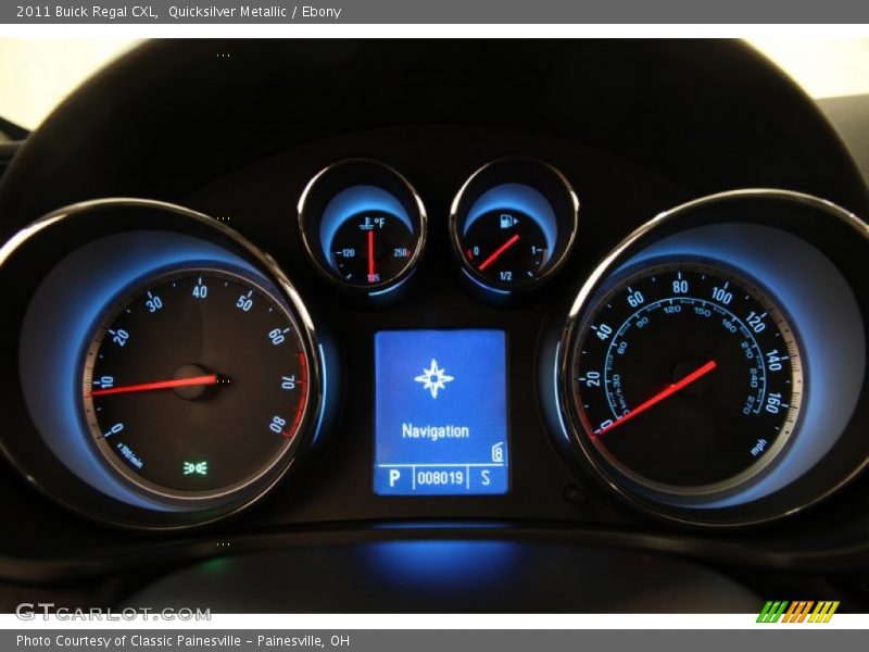 Quicksilver Metallic / Ebony 2011 Buick Regal CXL