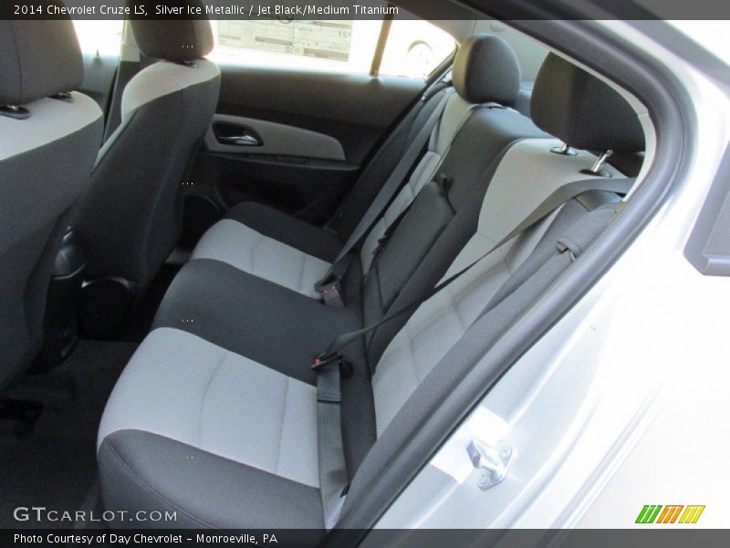 Silver Ice Metallic / Jet Black/Medium Titanium 2014 Chevrolet Cruze LS