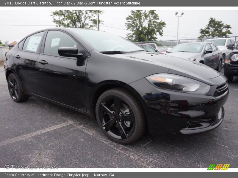 Front 3/4 View of 2015 Dart Blacktop