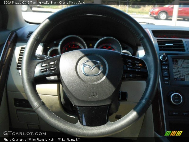 Black Cherry Mica / Sand 2009 Mazda CX-9 Touring AWD