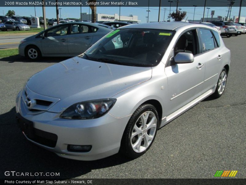 Sunlight Silver Metallic / Black 2008 Mazda MAZDA3 s Touring Hatchback