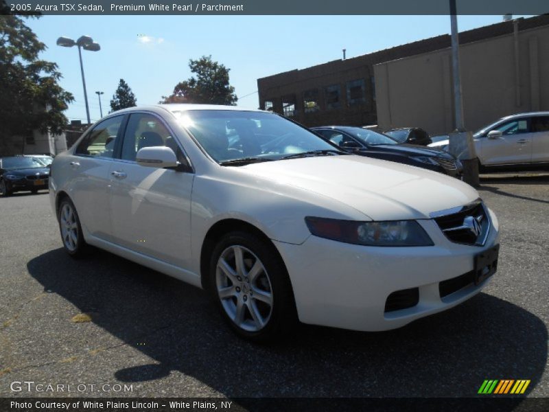 Premium White Pearl / Parchment 2005 Acura TSX Sedan