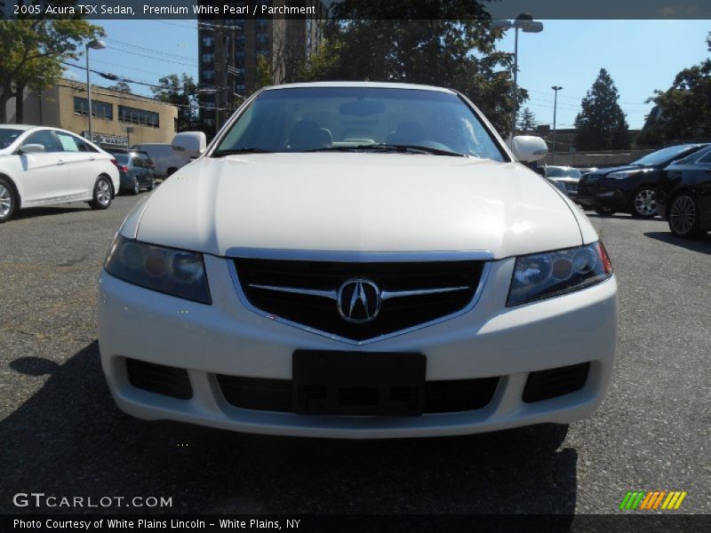 Premium White Pearl / Parchment 2005 Acura TSX Sedan