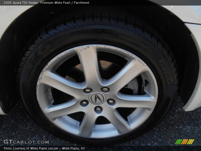Premium White Pearl / Parchment 2005 Acura TSX Sedan