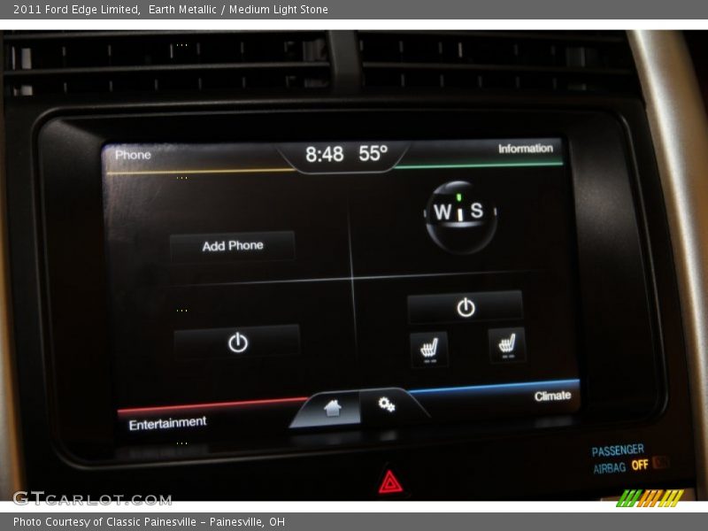 Earth Metallic / Medium Light Stone 2011 Ford Edge Limited