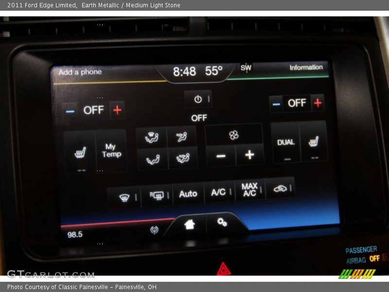 Earth Metallic / Medium Light Stone 2011 Ford Edge Limited