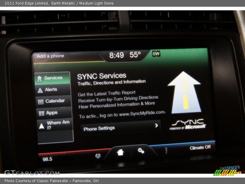 Earth Metallic / Medium Light Stone 2011 Ford Edge Limited