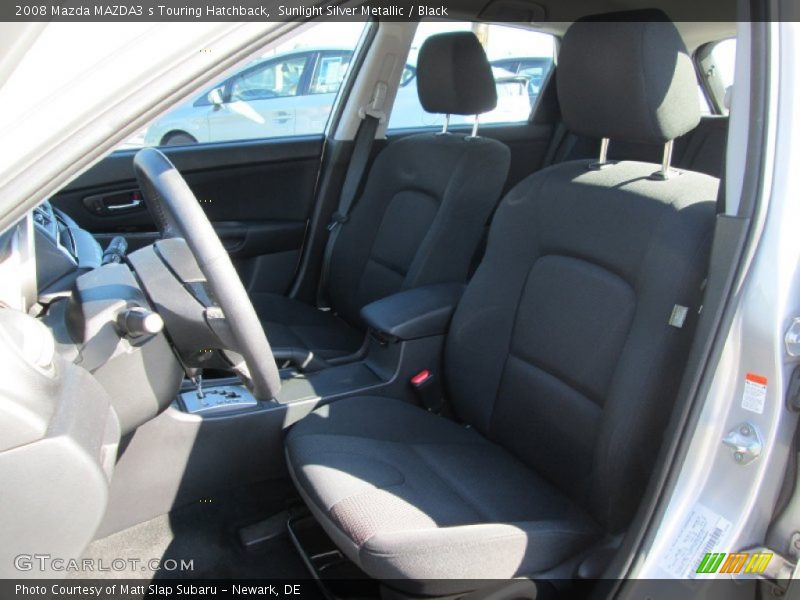 Sunlight Silver Metallic / Black 2008 Mazda MAZDA3 s Touring Hatchback