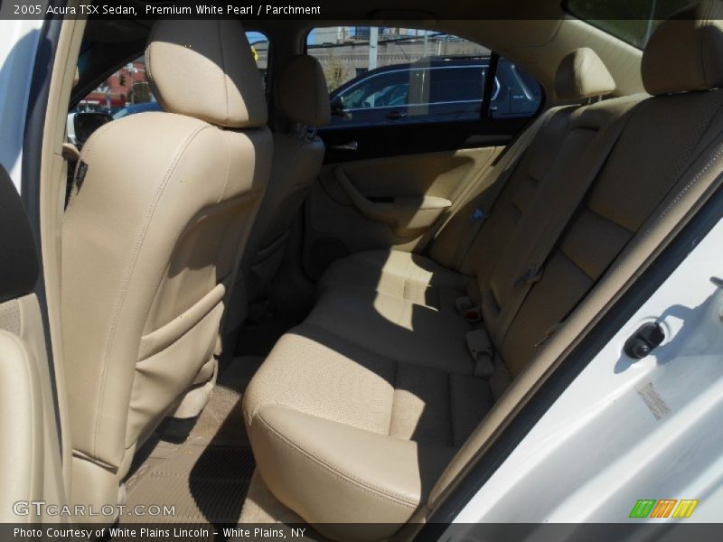 Premium White Pearl / Parchment 2005 Acura TSX Sedan