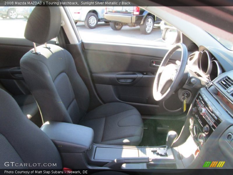 Sunlight Silver Metallic / Black 2008 Mazda MAZDA3 s Touring Hatchback