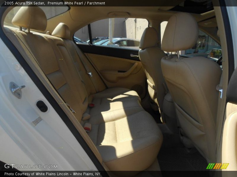 Premium White Pearl / Parchment 2005 Acura TSX Sedan